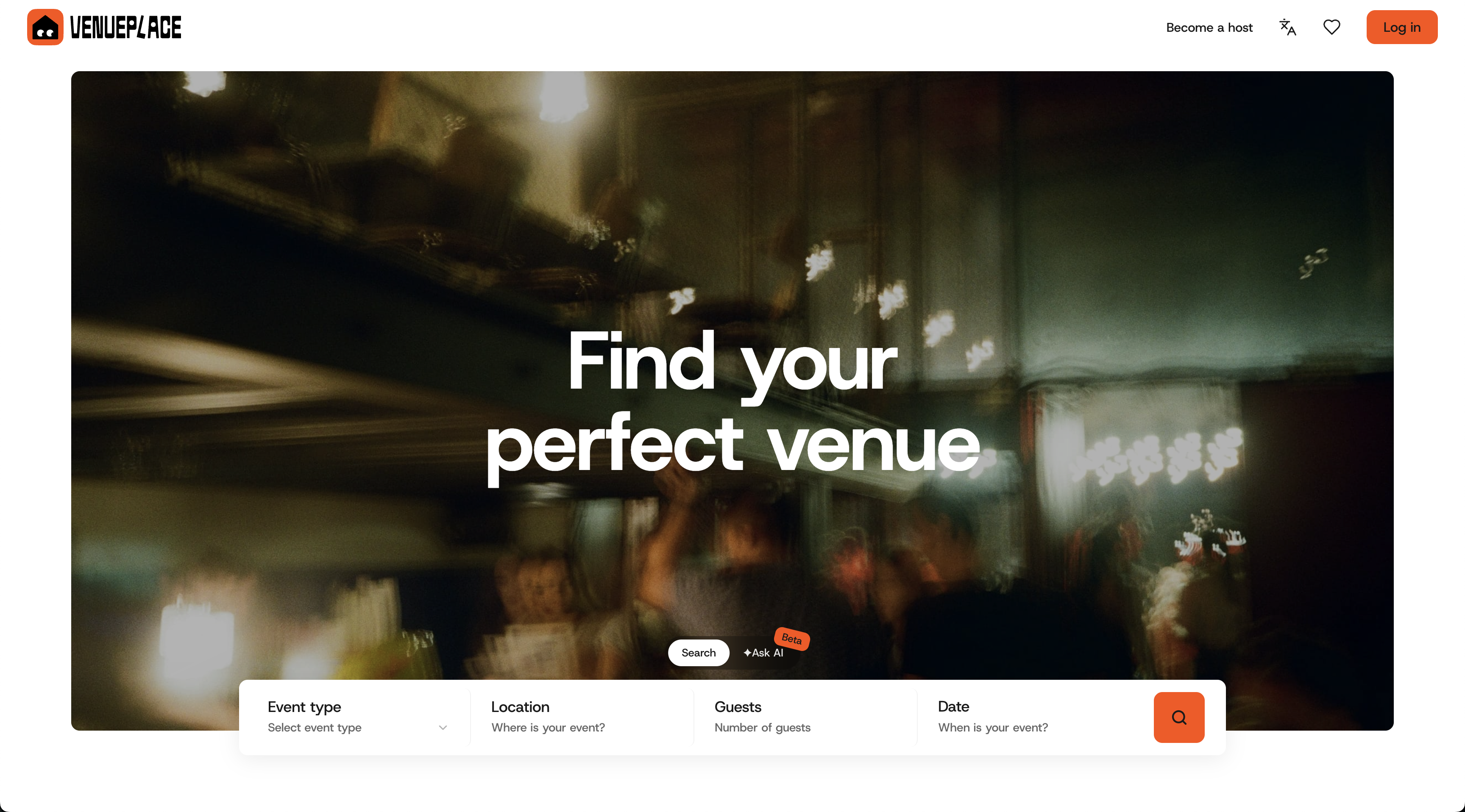 VENUEPLACE — screenshot